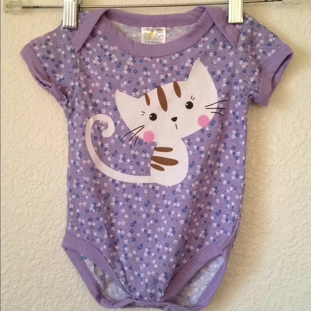 FINAL MARKDOWN Little Girl's Cambridge Classics Onesie (3-6m)